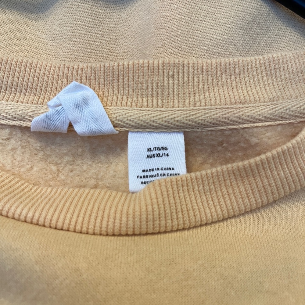 Roxy Yellow Sweatshirt with Tropical Van Design - Picture 4 of 4